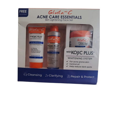 Akne Set 3 Anti-Fleck-Produkte Gluta-C Akne Essential Pack