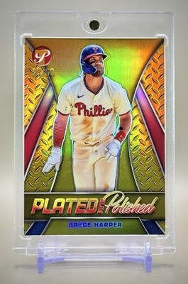 Bryce Harper 2025 Topps Pristine #PP-32 Planted And Polished GOLD #/50 SP
