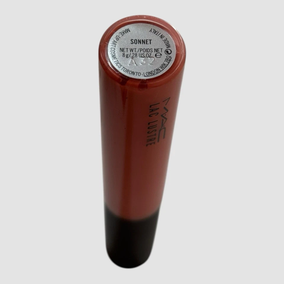 MAC Lac Lustre Demi-Matte Liquid Lip Rouge in SONNET - 0.28oz / 8g Full Size Y2K - Image 4 of 4
