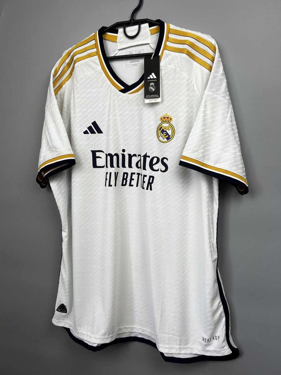 Real Madrid Jersey 23/24 Home Authentic Soccer Shirt Adidas IA5139