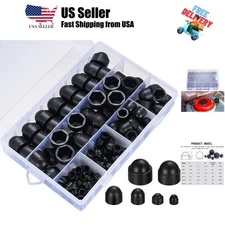 145 Pcs Screws Bolt Covers Caps, Hex Head Dome Bolt Covers, Plastic Bolt Caps...