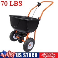 Walk Behind Lawn Spreader 70 Lbs Fertilizer Spreader Push Broadcast Spreaders Us Walk Behind Lawn Spreader 70 Lbs Fertilizer Spreader Push Broadcast Spreaders Us