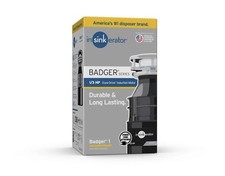 InSinkErator Badger 1XL Garbage Disposal 1/3 ...