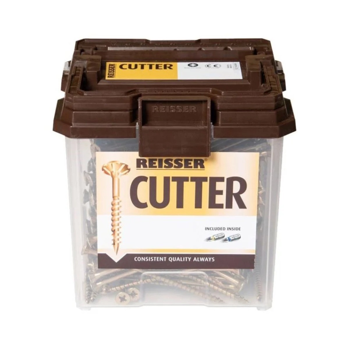 Reisser 8221560PB Cutter Woodscrew 5.0mm x 60mm Countersunk Pozi - Tub 500