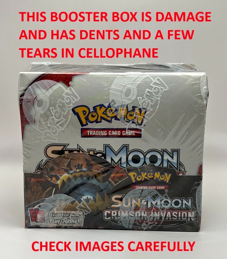 403023) Pokemon 2017 Sun & Moon Crimson Invasion Booster Box