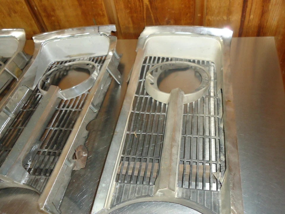 OEM Mopar 1964 1965 Plymouth Barracuda Grill Grill Lote Roto Necesita Trabajo Foto 2 de 4