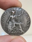 1916 George V Half Penny — photo from another recent sale