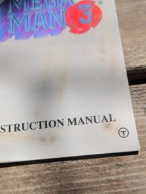 Mega Man 3 - Nintendo NES- Manual Only **NO GAME!