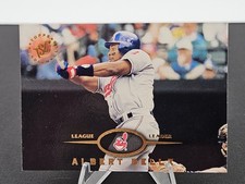 1995 Stadium Club #489 Albert Belle Super Team Division Winners Indians MLB