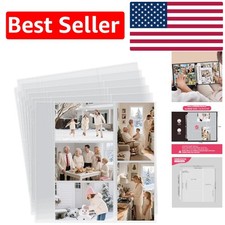 Versatile 4x6 Photo Album Refill Pages for Scrapbooking and Collectibles