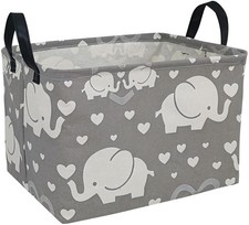 Storage Basket Home Shelf Basket Kids Organizer Box Clothes Laundry Hamper Nu...