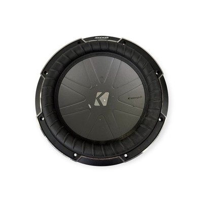 KICKER CompQ 12'' Dual 2-Ohm Car Subwoofer 42CWQ122 Q-Class DVC - For Parts