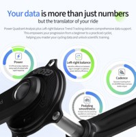 GEOID PM500 Powermeter 170mm Kurbel 4 Loch ANT+ BLE Watt Meter Leistungsmesser