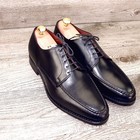 * NIB * $425 Allen Edmonds POWELL Derby  10 D  Black * with new Trees — photo 9