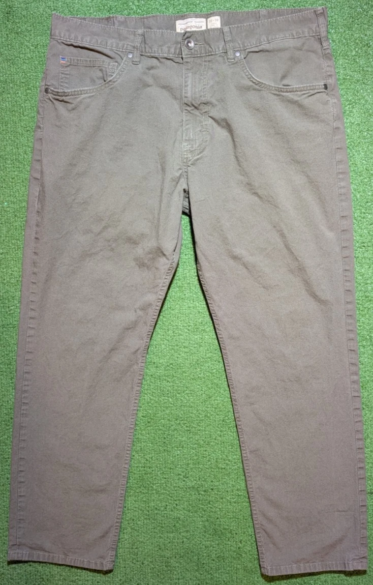 Patagonia Pants Mens 38x29 Green Organic Cotton Nylon Cargo Outdoor Hiking