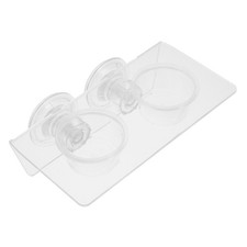 Reptile Feeding Dish: Gecko Tank Accessories - Dual Slots Acrylic Feeder Bowl