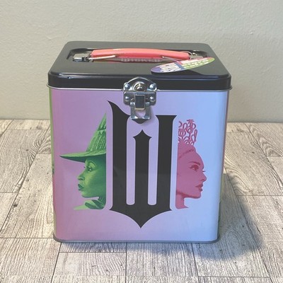 Tin Box Co WICKED Stack Store & Carry Tin Box Hinged Lid  Latch New With Tags