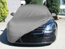 Vollgarage Schutzdecke Car-Cover Grau mit Spiegeltaschen für VW Golf 5 - R32