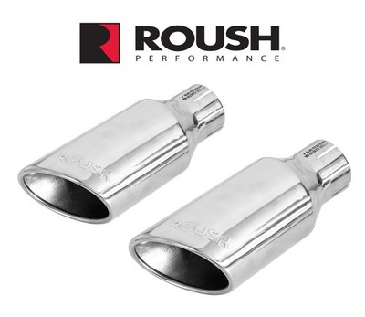 2011-2018 F-150 Roush 4'' Polished Side Exit Exhaust Tips PR for 421711 & 421985