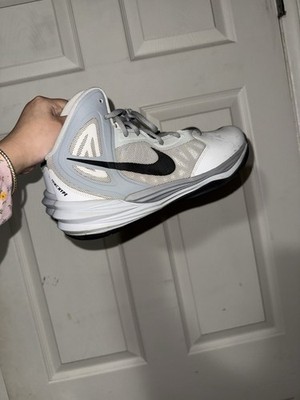 Nike Prime Hype Athletic Shoes - White And Gray