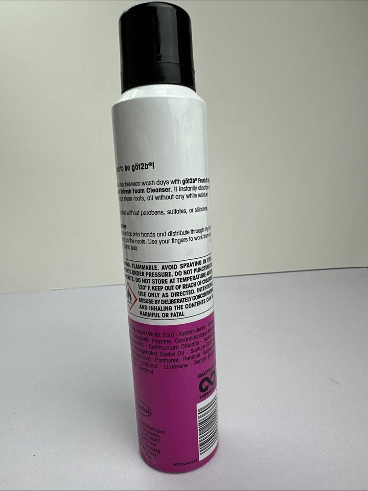 Schwarzkopf Got2b Fresh It Up Dry Shampoo Instant Refresh Foam Cleanser - Image 2 of 2