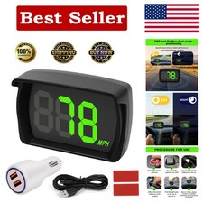 GPS Digital Speedometer for Car MPH, Golf Cart Universal HUD Speed Meter, Hea...