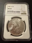 1881 O Morgan Silver Dollar - MS63 NGC