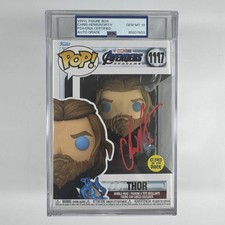 Chris Hemsworth Thor Signed Funko Pop #1117 Psa/Dna Encapsulated 10 Gem Mt Auto