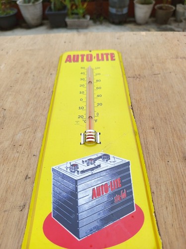 Vintage Glass Thermometer Model AUTOLITE No Porcelain - 第 8/13 張圖片