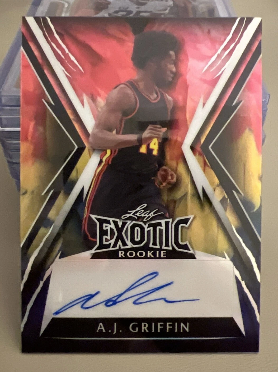 2022 Leaf Exotic - A.J. Griffin RC 3/4
