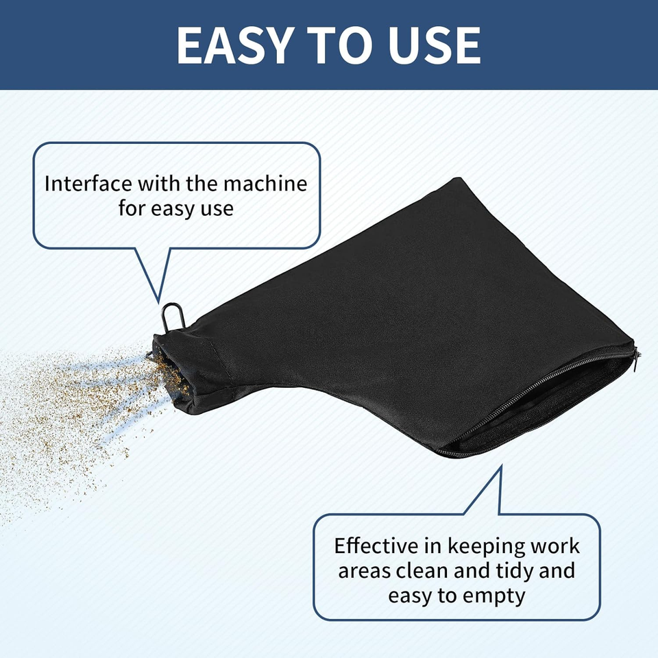 Miter Saw Dust Bag for 255, Universal 2 Pack Dust Collection Bags with