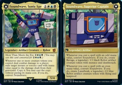 1x] Soundwave, Sonic Spy // Soundwave, Superior Captain Near