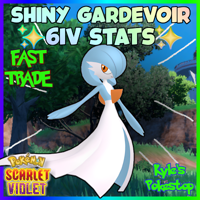 Pokemon Scarlet and Violet GARDEVOIR Shiny 6IV / (Instant Download) 