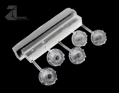 Zinge Industries Schott Scheinwerfer 15 mm rund x5 transparent S-TLD04 neue Landschaft