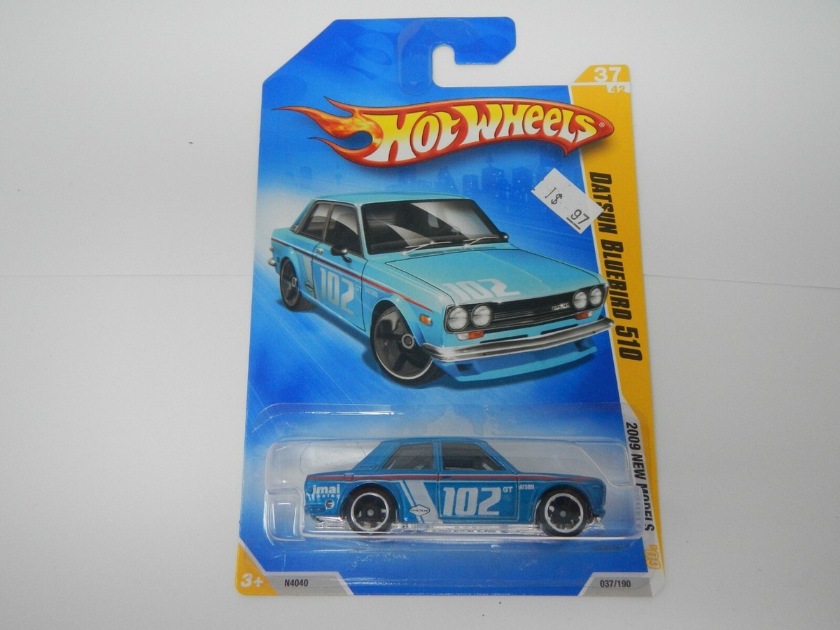 Hot Wheels 2009 New Models Datsun Bluebird 510 Blue 37 / 42