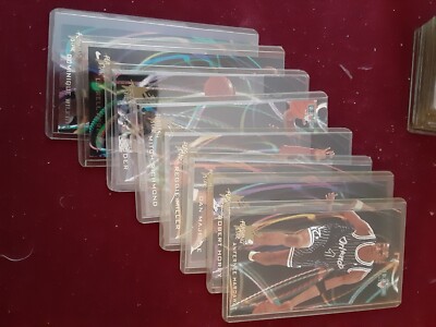 1994-95 Fleer Jam Session Tall Boy INSERT Complete Set 1-8 FLASHING STAR IN TOPL