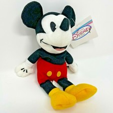 Disney 1930's Mickey Mouse Mini Bean Bag Plush 9"