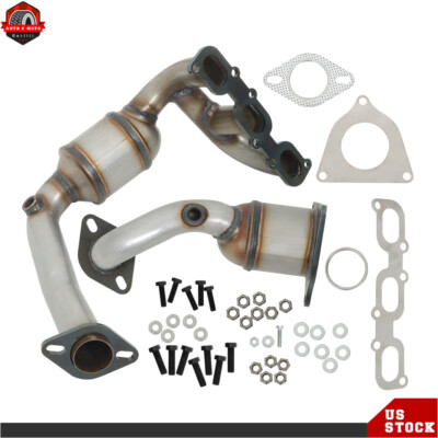 For Ford Fusion 3.0L V6 2010-2012 Front + Rear Manifold Catalytic Converter Set