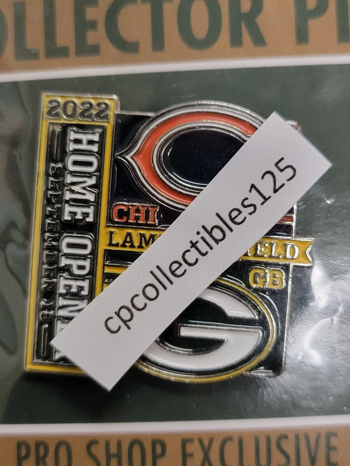 2022 Chicago Bears VS Green Bay Packers Game day Pin 9/18/22 NEW Lambeau Field - Image 2 of 3