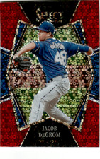 2022 Panini Select  #162 Jacob Degrom Red Disco Prizm