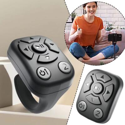New Bluetooth Remote Control Fingertip Selfie Mobile For Video Y1B9 Phone E0*