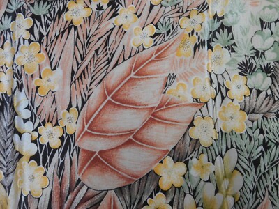 Foulard En Soie 100% Pure Vintage - Années 80 - Dimensions 72x78cm - Femme - Occasion Très Bon État