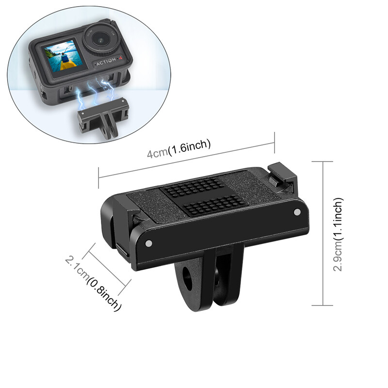 Magnetic Adapter For DJI Osmo Action 4/3 Camera Quick Release