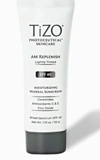 TIZO  Photoceuticals AM  Replenish Lightly Tinted  SPF40   1.7oz.  Ceramides,
