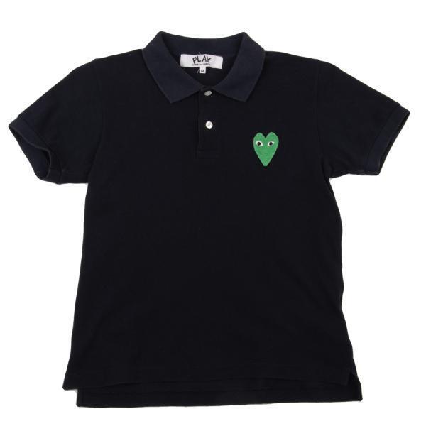 トップス PLAY COMME des GARCONS S/S POLO SHIRT Comme des Garçons Play Red Heart Polo Shirt White – STRØM