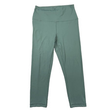 90 Degree Womens Pants L Sage Green Poly Spandex Yoga Athleisure Legging Ankle