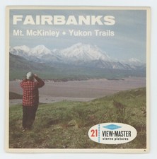 Fairbanks Mt McKinley Yukon Trails View-Master Packet A-104 Factory PROOF Reels