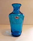 Blenko Glass WV 2025 Turquoise Vase 9 1/4" 2nd VC Piece