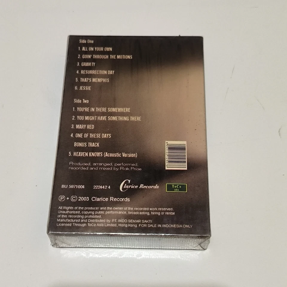 Rick Price - A Million Miles 2003 + 1 bonus track ORIGINAL indonesia tapes NEW - Image 3 of 4