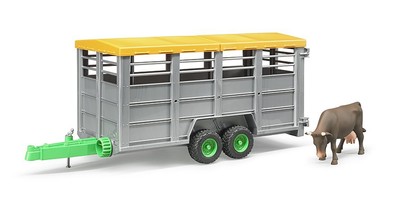 Bruder Livestock Commercial Trailer (With Figure) Br_